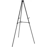 Audio-Visual Direct Lightweight Aluminum Telescoping Display Easel, 70 Inches, Black