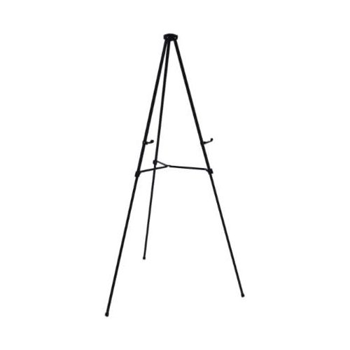  Audio-Visual Direct Lightweight Aluminum Telescoping Display Easel, 70 Inches, Black