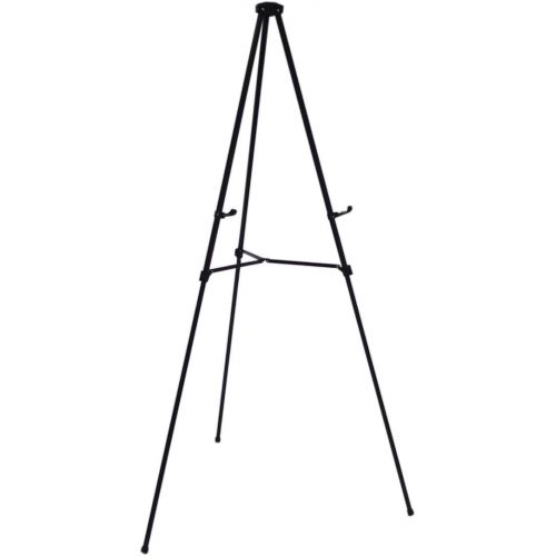  Audio-Visual Direct Lightweight Aluminum Telescoping Display Easel, 70 Inches, Black