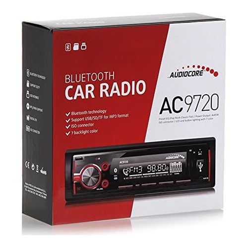  [아마존베스트]-Service-Informationen Audiocore AC9720 B Car Radio MP3/WMA/USB/RDS/SD Car AUX IN Bluetooth Hands-Free Kit