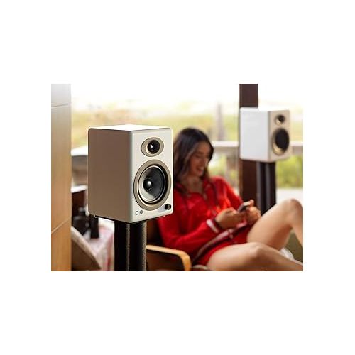  Audioengine A5 Powered Home Theater Bookshelf Speakers - 150W Premium Studio Monitors