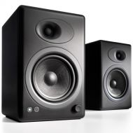 Audioengine A5+ 2-Way Bookshelf Speakers (Satin Black, Pair)