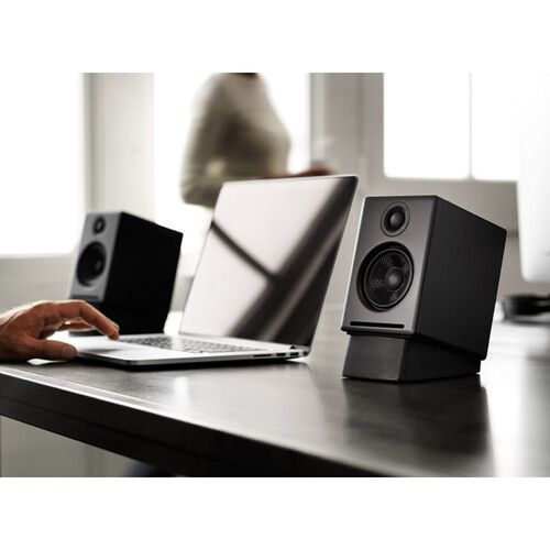  Audioengine A2+ Wireless Bluetooth Speaker System (Satin Black, Pair)