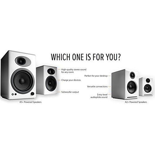  [아마존베스트]-Service-Informationen Audioengine A5+W Powered Desktop Speakers (Pair) in Gloss White