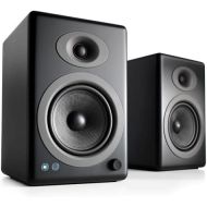 Audioengine A5+ (Plus) Bluetooth Speaker, Desktop Speaker with aptX HD Bluetooth, 150 Watt Shelf Speaker, AUX Audio, USB, RCA, 24 Bit DAC (Black)