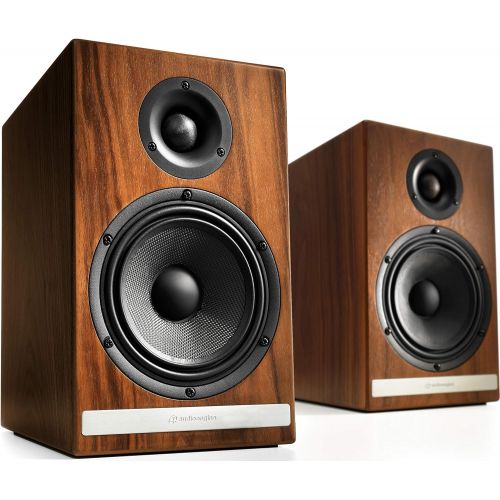  Audioengine HDP6 Passive BookshelfStand-mount Speakers (Pair) - Walnut