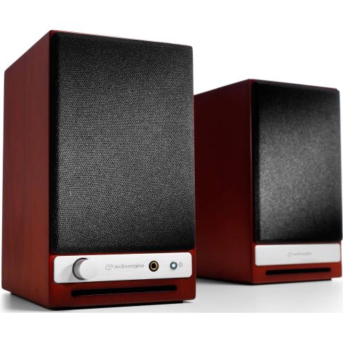  HD3 Wireless Speakers, Audioengine, Powered Bluetooth Speakers (Pair) Walnut