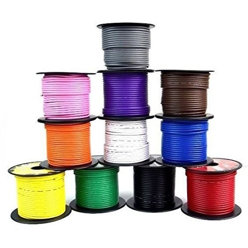  Audiopipe 16 GA 100 FT SPOOLS PRIMARY AUTO REMOTE POWER GROUND WIRE CABLE (11 ROLLS)