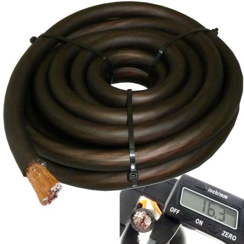  20 Feet 0 Gauge Black Power Ground Copper Mix Wire Cable Amp Install Audiopipe