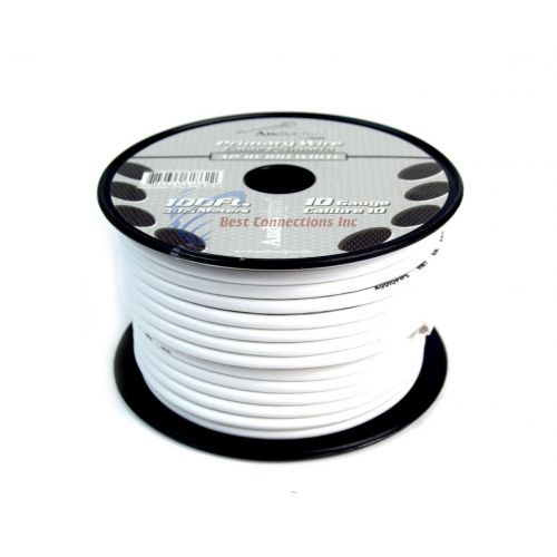  Audiopipe 10 GA GAUGE 7 ROLLS 100 FT SPOOLS PRIMARY AUTO REMOTE POWER GROUND WIRE CABLE