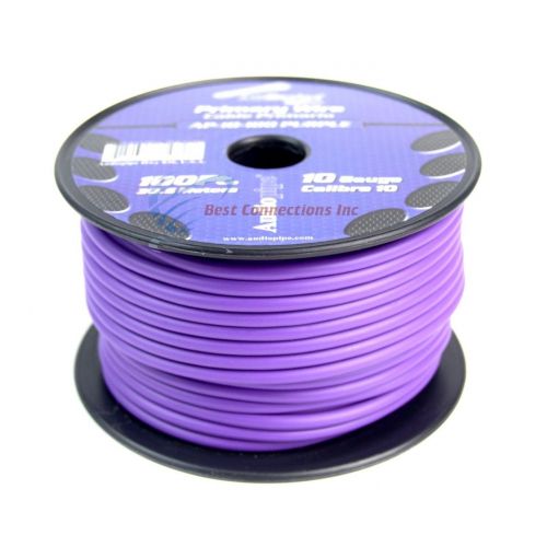  Audiopipe 10 GA GAUGE 7 ROLLS 100 FT SPOOLS PRIMARY AUTO REMOTE POWER GROUND WIRE CABLE