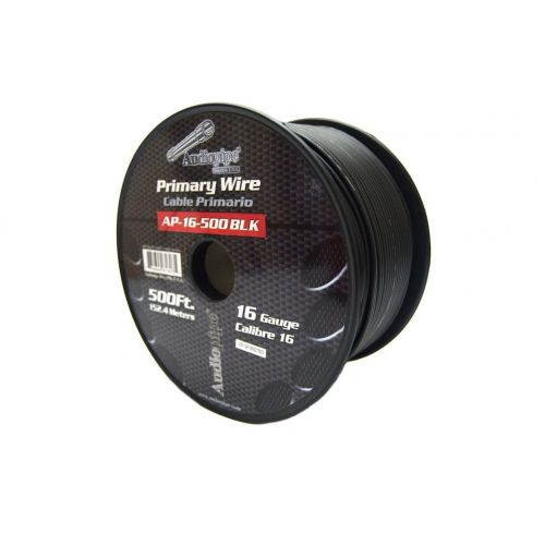  Audiopipe 16 Gauge Red & Black 500 Feet Each Primary Power Wire Remote Car Audio Home