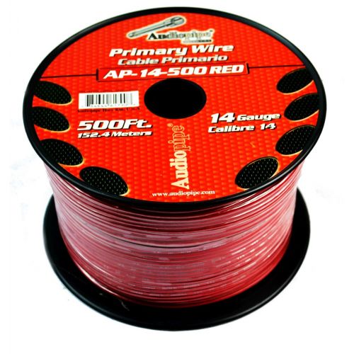  3 Rolls 14 GA 500 Feet Audiopipe Car Audio Home Primary Remote Wire Home LED