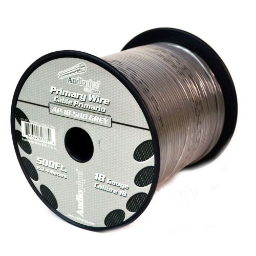  18 GA 500 Feet Audiopipe Primary Power Wire Remote Car Audio Home (4 Rolls)