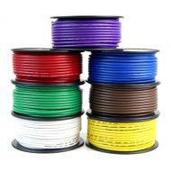 Audiopipe Trailer Wire Light Cable for Harness 7 Way Cord 12 Gauge - 100ft roll - 7 Rolls