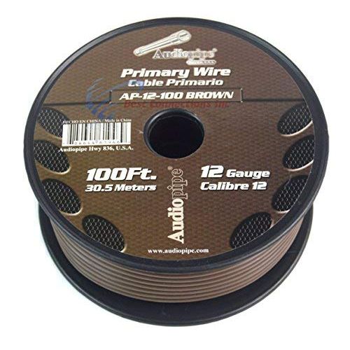  Audiopipe Trailer Wire Light Cable for Harness 7 Way Cord 12 Gauge - 100ft roll - 7 Rolls