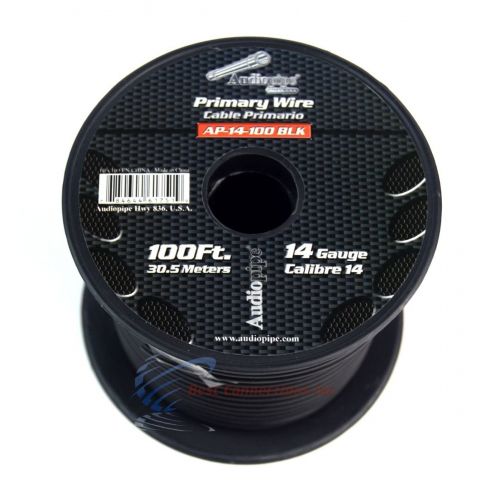  Audiopipe 14 GA 100 Feet Primary All Purpose Auto Remote Power Ground Wire Cable 11 Rolls