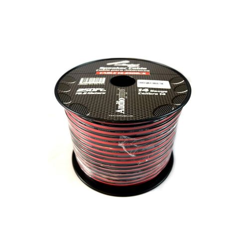  Audiopipe Speaker Wire 14 GA 250 Feet Red Black Stranded Copper Clad Home Audio Sound