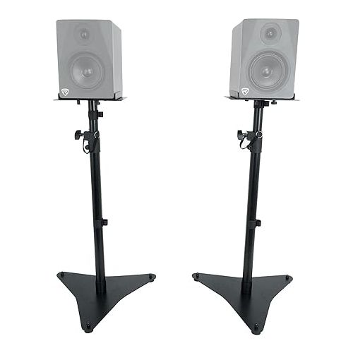  Bundle: Pair Presonus Eris 4.5BT Speakers Bundle with Presonus Eris Sub 8BT Subwoofer, (2) Rockville RCTR110B Cable, Pair Rockville RRS190S & Rockville RVSM5 Pair Speaker Stands (9 Items)