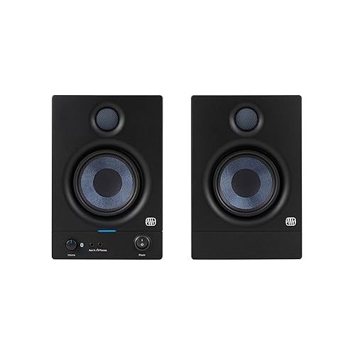  Bundle: Pair Presonus Eris 4.5BT Speakers Bundle with Presonus Eris Sub 8BT Subwoofer, (2) Rockville RCTR110B Cable, Pair Rockville RRS190S & Rockville RVSM5 Pair Speaker Stands (9 Items)