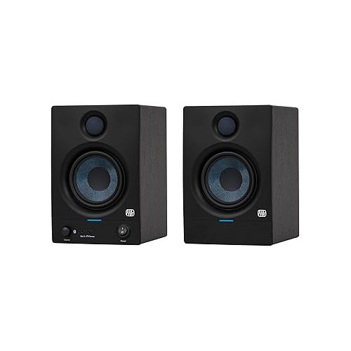  Bundle: Pair Presonus Eris 4.5BT Speakers Bundle with Presonus Eris Sub 8BT Subwoofer, (2) Rockville RCTR110B Cable, Pair Rockville RRS190S & Rockville RVSM5 Pair Speaker Stands (9 Items)