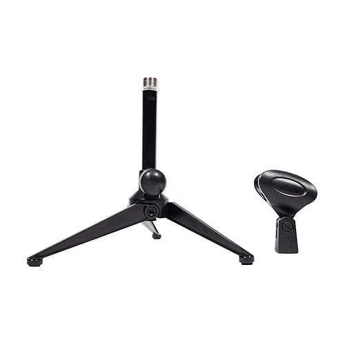  Bundle: Presonus M7 Cardiod Studio Condenser Microphone Bundle with Rockville RDTS Studio Desktop Microphone Stand+ Rockville RockPop Double Screen Recording Mic Pop Filter (3 Items)