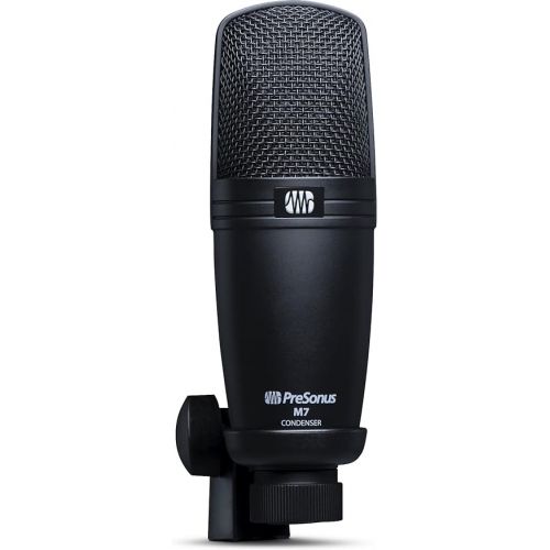  Bundle: Presonus M7 Cardiod Studio Condenser Microphone Bundle with Rockville RDTS Studio Desktop Microphone Stand+ Rockville RockPop Double Screen Recording Mic Pop Filter (3 Items)