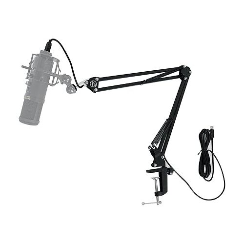  Bundle: Presonus Revelator USB Recording Microphone+Built-In StudioLive Voice Processing Bundle with Audio Technica Boom Arm for USB Microphone Recording/Streaming Computer Mics (2 Items)