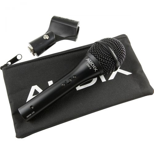  Audix},description:The Audix OM3-S is a dynamic vocal microphone thats comfortable in a wide variety of live, studio, and broadcast applications. Designed, assembled, and tested by