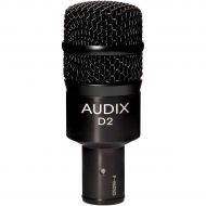 Audix},description:The Audix D2 drum mic is a dynamic hypercardioid drum and instrument microphone with warm, contoured response for added bottom and punch. Ideal for drums, sax, a