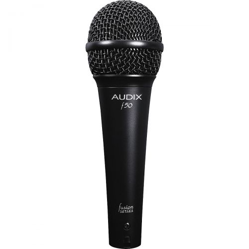  Audix},description:The Audix F50 Dynamic Vocal Microphone is designed for a wide variety of live and studio applications. The Audix F50 mic is known for its warm, natural sound rep