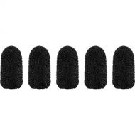 Audix WSL5 Ball-Shaped Foam Windscreen for L5 Microphone (Black, 5-Pack)