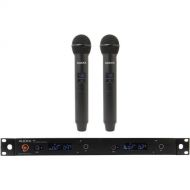 Audix AP62 OM2 R62 Dual-Channel True Diversity Receiver with Two H60 OM2 Handheld Microphone Transmitters (522 to 586 MHz)