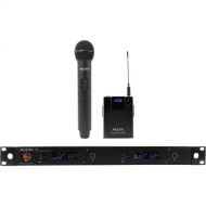 Audix AP62 C2BP R62 Dual-Channel True Diversity Receiver with B60 Bodypack and H60 OM2 Handheld Microphone Transmitter (522 to 586 MHz)