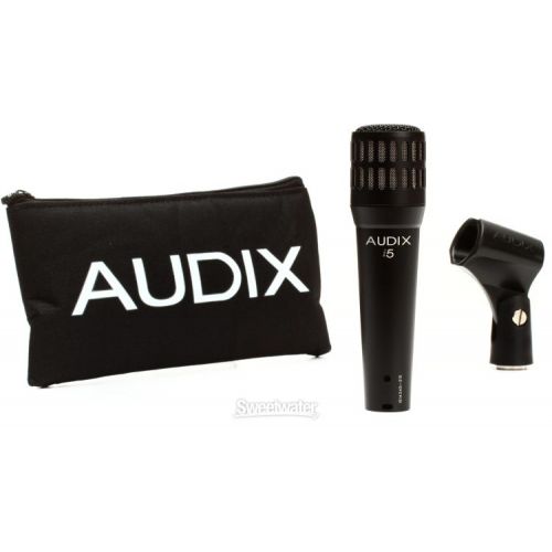  Audix i5 and D6 Microphone Bundle with Stands and Cables