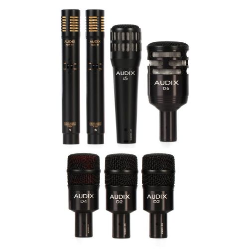  Audix DP7 7-piece Drum Microphone Package with Snake and Cables
