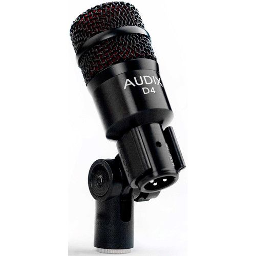  Audix D4 Hypercardioid Dynamic Drum and Instrument Microphone