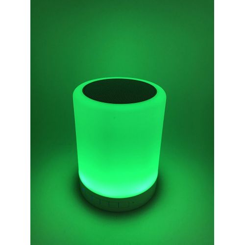  Night Light Bluetooth Speakers, Aufitker Portable Wireless Bluetooth Speaker Bedside Table Lamp Desk Lamp, Smart Touch Control LED Mood Lamp, TF Card/AUX/Speakerphone (Bluetooth sp