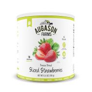 Augason Farms Freeze Dried Sliced Strawberries 6.4 oz