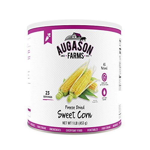  Augason Farms Freeze Dried Sweet Corn 1 lb No. 10 Can