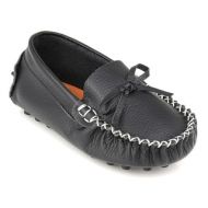 Augusta Baby Childrens Black Genuine Leather Loafers by Augusta Baby