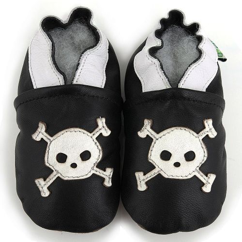  Augusta Baby Skull Soft Sole Leather Shoes by Augusta Baby