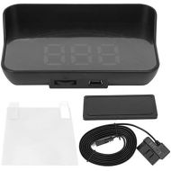 Aukson Universal Car Head Up Display High Definition OBD HUD Windscreen Projector Overspeed Security Alarm Data Flow Error Reading Alarm Troubleshooting