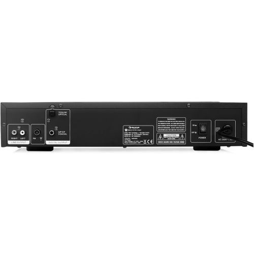  [아마존베스트]AUNA AV2-CD508 Hi-Fi CD Player Stereo Power Amplifier Max. 600 Watt, USB Port, Amplifier Music System, LCD Display, Aux-In, 4x Stereo RCA, Infrared Remote Control, Bluetooth