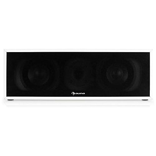  [아마존베스트]-Service-Informationen Auna Linie-300-WH 5.1 Home Cinema Speaker Set 515 W RMS 2 Floor-Standing Speakers 2 Shelf Speakers 1 Centre Speaker 1 Subwoofer White