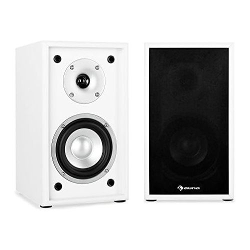  [아마존베스트]-Service-Informationen Auna Linie-300-WH 5.1 Home Cinema Speaker Set 515 W RMS 2 Floor-Standing Speakers 2 Shelf Speakers 1 Centre Speaker 1 Subwoofer White