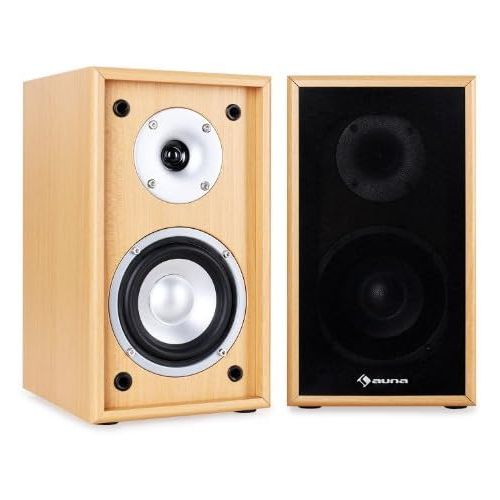  [아마존베스트]-Service-Informationen Auna Linie-300BH 5.0 Home Cinema Sound System Speaker Set (265 W RMS, 2 Floor Speakers, 2 Shelf Speakers, 1 Centre Box) Beech