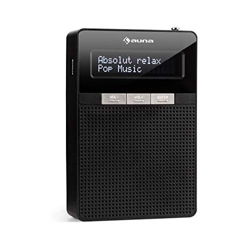  [아마존베스트]-Service-Informationen auna DigiPlug FM Socket Radio with RDS, FM/PLL Tuner, Bluetooth, USB Port, LCD Display, Integrated Broadband Speaker, Black