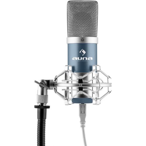  [아마존베스트]Auna studio microphone set with microphone stand, pop protector, black