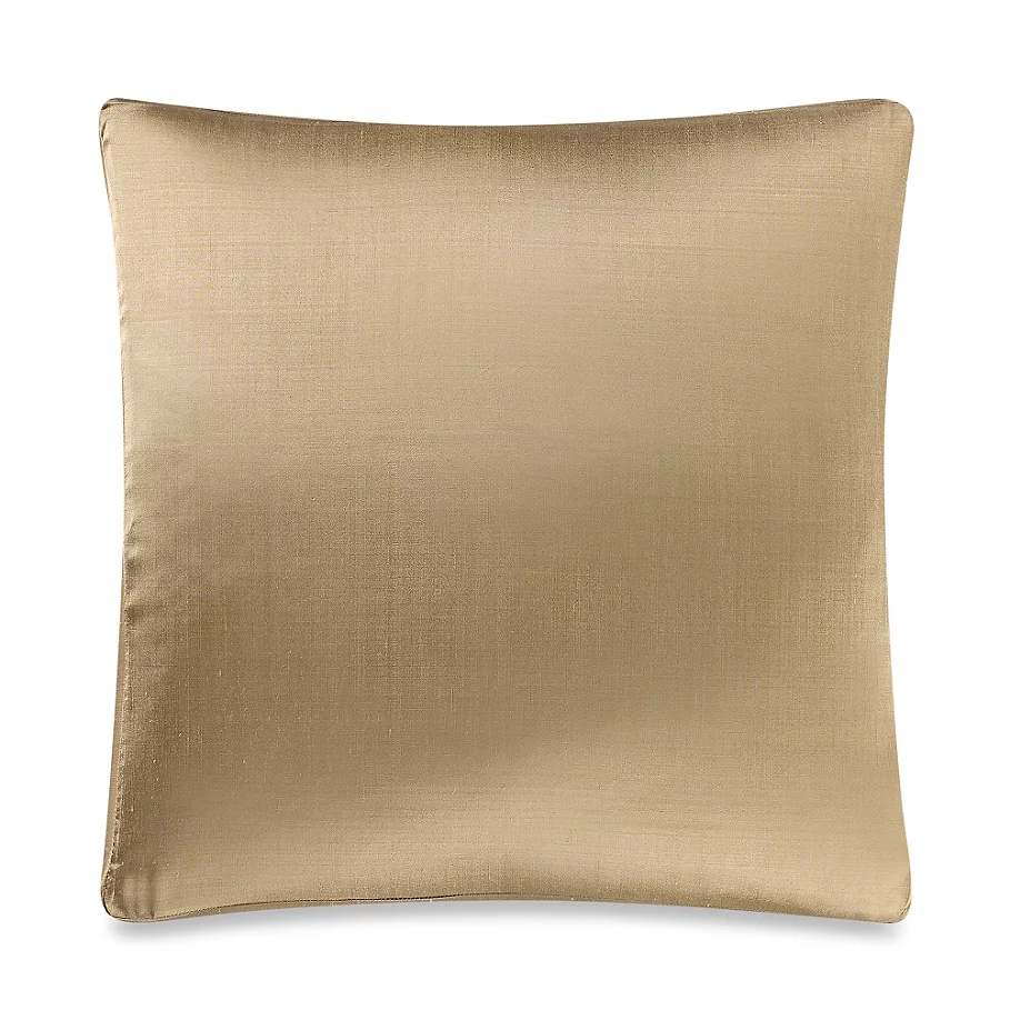  Aura Silk Dupioni Box Square Throw Pillow